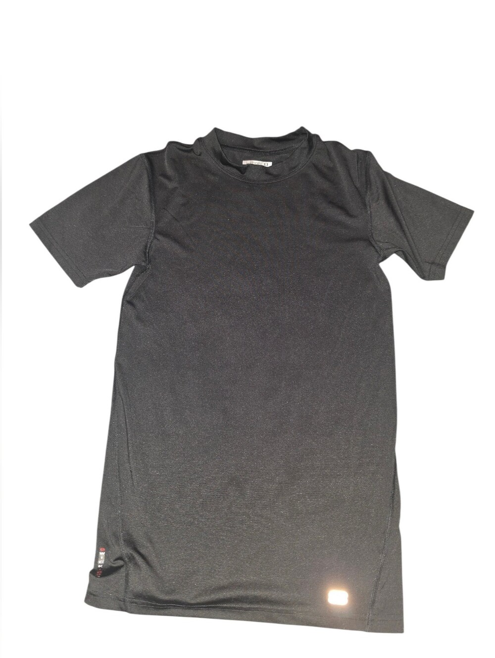9/8/23. Layer 8 Black Short Sleeve Boys Performance Tee